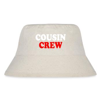 Cousin crew - Stanley/Stella recycelter Bucket Hat - Naturweiß - Vorne
