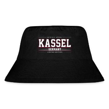 Kassel - Stanley/Stella recycelter Bucket Hat - Schwarz - Vorne