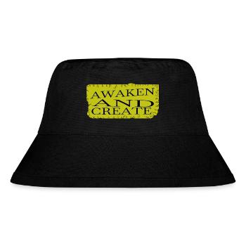 spiritual enlightenment path to enlightenment - Stanley/Stella recycelter Bucket Hat - Schwarz - Vorne
