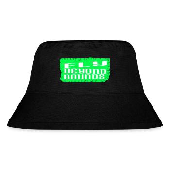 creative expression birthday present - Stanley/Stella recycelter Bucket Hat - Schwarz - Vorne