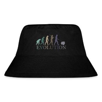 EVOLUTION POMERANIAN - Stanley/Stella recycelter Bucket Hat - Schwarz - Vorne