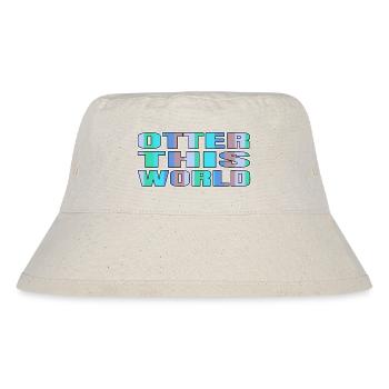 present night sky space ship astronomy colors - Stanley/Stella recycelter Bucket Hat - Naturweiß - Vorne