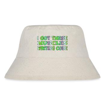 present joke programming languages informatics - Stanley/Stella recycelter Bucket Hat - Naturweiß - Vorne