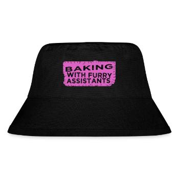 awesome animal habitats baking tips - Stanley/Stella Recycled Bucket Hat - black - Front