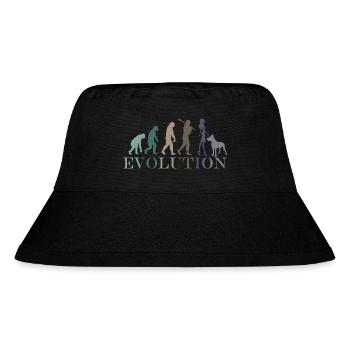 Evolution Great Dane Female Retro Minimalism - Stanley/Stella Recycled Bucket Hat - black - Front