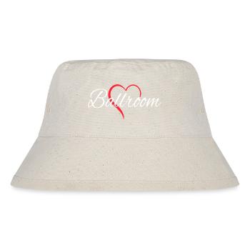 Weibliche Standardtänzerin Abschlussball Tanz - Stanley/Stella recycelter Bucket Hat - Naturweiß - Vorne