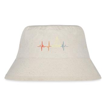 I love sailing - Stanley/Stella Recycled Bucket Hat - natural - Front