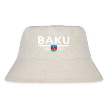 T-Shirt Bakou – Pour les fans de la capitale - Bob recyclé Stanley/Stella - blanc naturel - Devant
