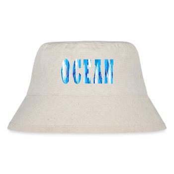 Ocean - Stanley/Stella Recycled Bucket Hat - natural - Front