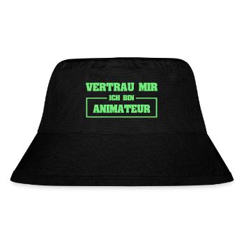 Gift for entertainer - Stanley/Stella Recycled Bucket Hat - black - Front