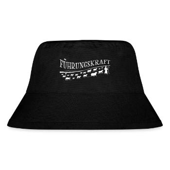 Führungskraft Schafe Hirte Geschenkidee Lustig - Stanley/Stella recycelter Bucket Hat - Schwarz - Vorne