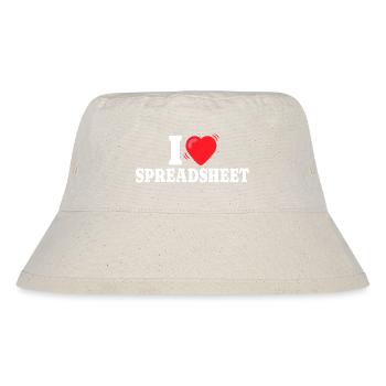 Likes Insurance Actuary Spreadsheets - Stanley/Stella Recycled Bucket Hat - natural - Front