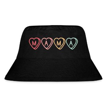 Mom, sweetie MOM! gift idea - Stanley/Stella Recycled Bucket Hat - black - Front