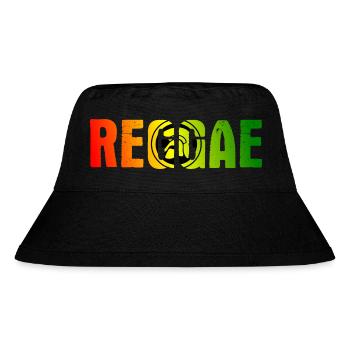 Trojan reggae - Stanley/Stella Recycled Bucket Hat - black - Front