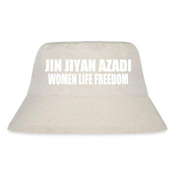 Women life freedom jin jiyan azadi - Stanley/Stella Recycled Bucket Hat - natural - Front