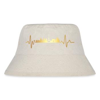Heartbeat France - Stanley/Stella Recycled Bucket Hat - natural - Front