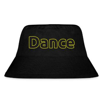 Dance - Stanley/Stella recycelter Bucket Hat - Schwarz - Vorne
