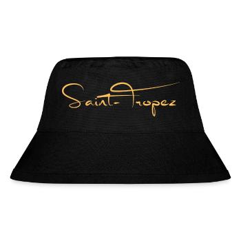 Saint-Tropez - Stanley/Stella Recycled Bucket Hat - black - Front
