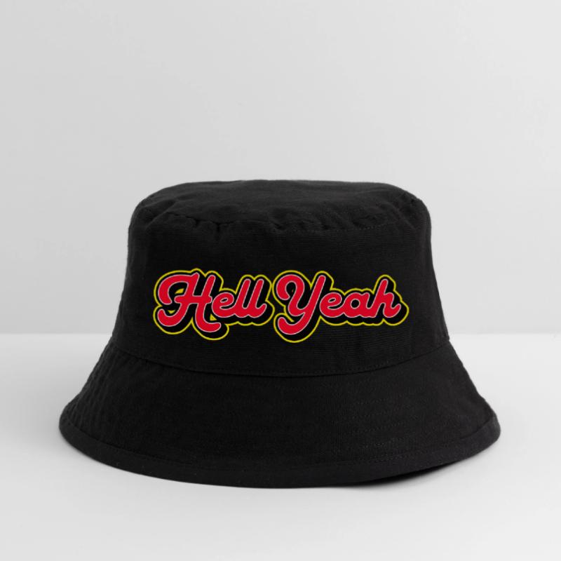 Hell yes 3D Retro Script Stanley/Stella recycelter Bucket Hat