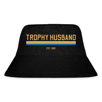 Trophy Husband 1991 Retro hasband Anniversary - Stanley/Stella Recycled Bucket Hat - black - Front