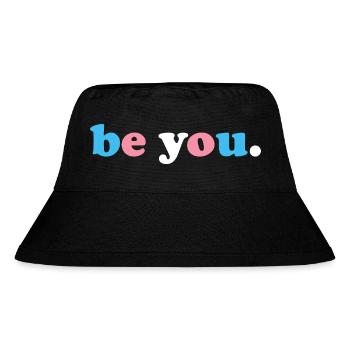 Be You Transgender - Stanley/Stella Recycled Bucket Hat - black - Front