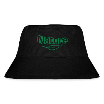 nature - Stanley/Stella Recycled Bucket Hat - black - Front