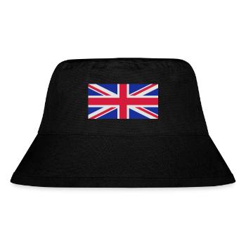 British flag - Stanley/Stella Recycled Bucket Hat - black - Front