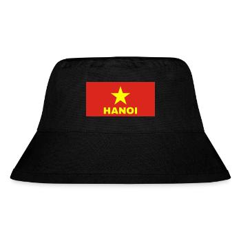 La ville de Hanoi dans le drapeau vietnamien - Bob recyclé Stanley/Stella - noir - Devant