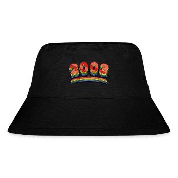 20 years 2003 birthday - Stanley/Stella Recycled Bucket Hat - black - Front