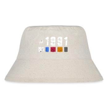 1991 Vintage Birthday Retro Anniversary "New Tibet" - Stanley/Stella Recycled Bucket Hat - natural - Front
