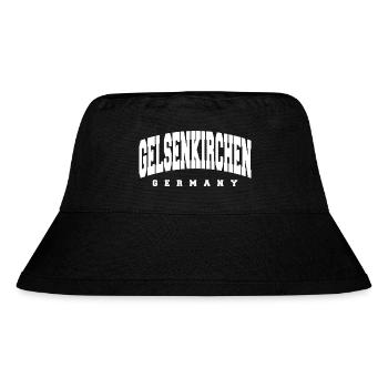Gelsenkirchen - Stanley/Stella recycelter Bucket Hat - Schwarz - Vorne