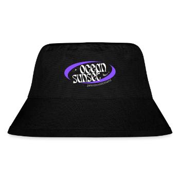 Ocean Sunset - Stanley/Stella recycelter Bucket Hat - Schwarz - Vorne