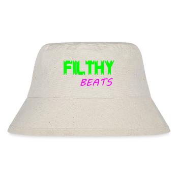 Filthy beats - Stanley/Stella Recycled Bucket Hat - natural - Front