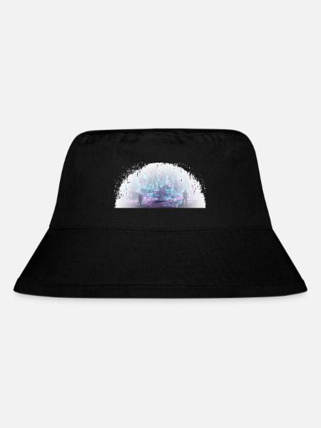 Cybercity - City in the Light - Stanley/Stella recycelter Bucket Hat - Schwarz