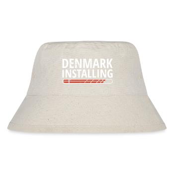 Dänemark Flagge Skandinavien Dänische Flagge Reise - Stanley/Stella recycelter Bucket Hat - Naturweiß - Vorne