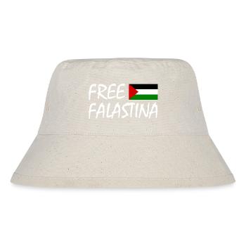 Free palestine - Bob recyclé Stanley/Stella - blanc naturel - Devant