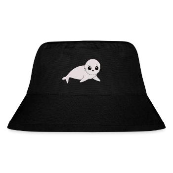 Seals, seals, seals, seals animals - Stanley/Stella Recycled Bucket Hat - black - Front