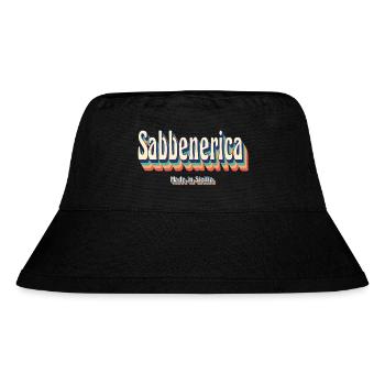 Sicilia sabbenerica t-shirt Sicilian greeting - Stanley/Stella Recycled Bucket Hat - black - Front