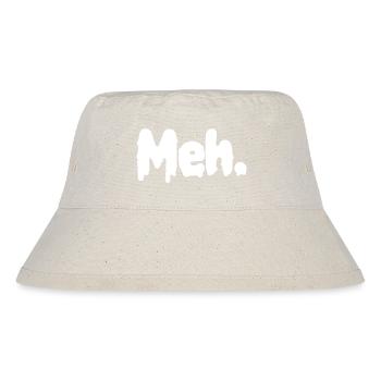 Ähm. - Stanley/Stella recycelter Bucket Hat - Naturweiß - Vorne