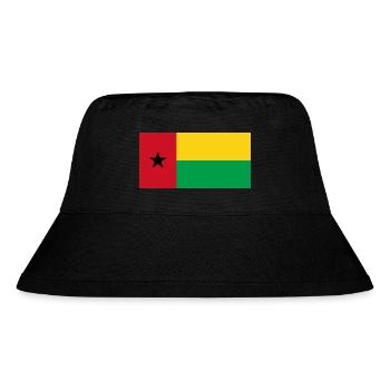Guinea-Bissau - Stanley/Stella Recycled Bucket Hat - black - Front