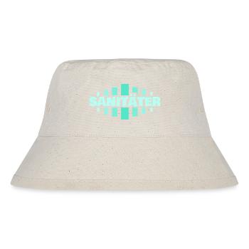 Beruf Sanitaeter - Stanley/Stella recycelter Bucket Hat - Naturweiß - Vorne