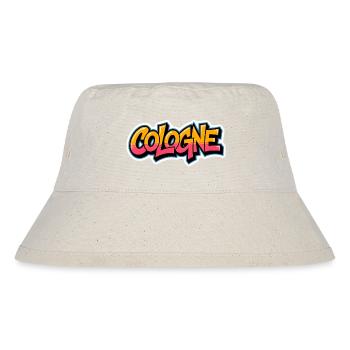 Cologne Graffiti Style | Köln Shirt - Stanley/Stella recycelter Bucket Hat - Naturweiß - Vorne