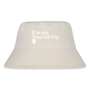 Code Society - Stanley/Stella Recycled Bucket Hat - natural - Front