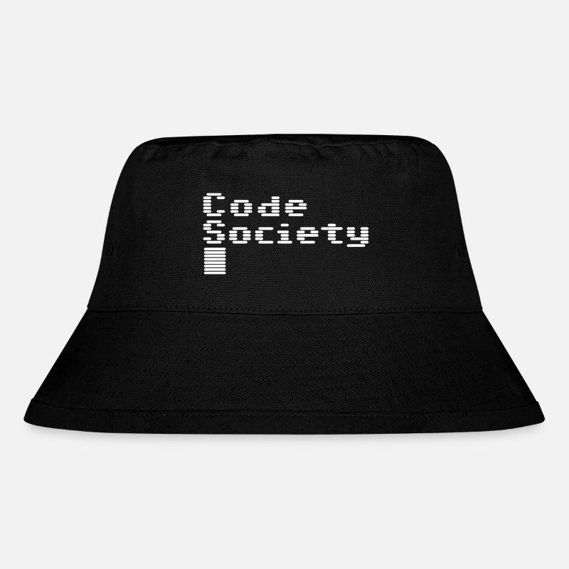 Code Society - Stanley/Stella recycelter Bucket Hat - Schwarz