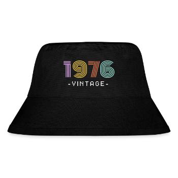50th Birthday - Stanley/Stella Recycled Bucket Hat - black - Front