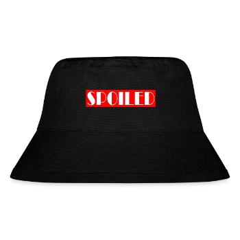 SPOILED - Stanley/Stella recycelter Bucket Hat - Schwarz - Vorne