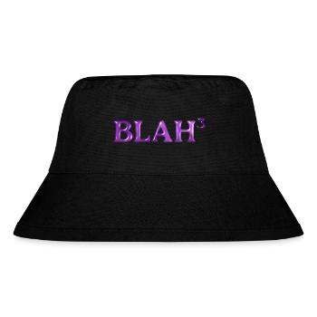 BLAH_3 - Stanley/Stella recycelter Bucket Hat - Schwarz - Vorne
