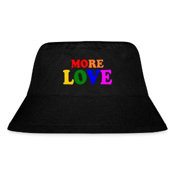 More love - Stanley/Stella Recycled Bucket Hat - black - Front
