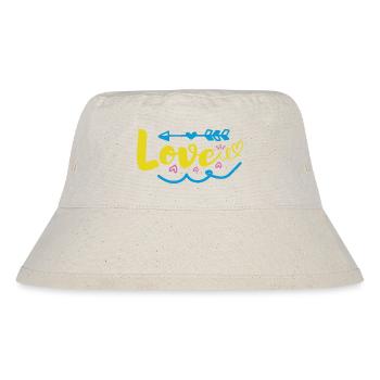 LOVE Funny, - Stanley/Stella Recycled Bucket Hat - natural - Front