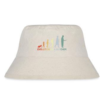 Vintage Butcher Evolution - Stanley/Stella Recycled Bucket Hat - natural - Front